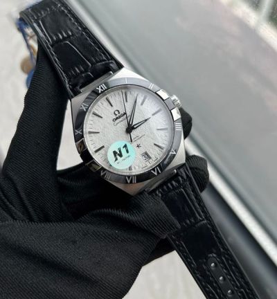 N1 Factory Green Strap Omega Replica 41mm 8900/8901 Movement Black Bracelet Watch